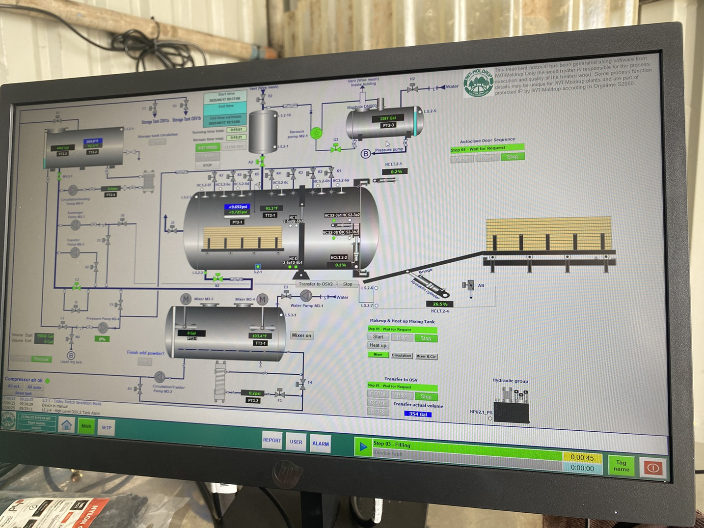 Giao diện SCADA WinCC Professional điều khiển và giám sát hệ thống